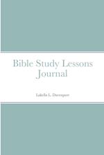 Bible Study Lessons Journal 