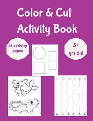 Color and Cut Activity Book