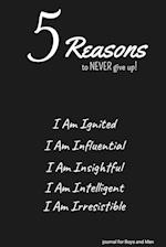 5 Reasons to NEVER give up! I Am Ignited, I Am Influential, I Am Insightful, I Am Intelligent, I Am Irresistible