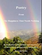 Poetry from the Happiness That Needs Nothing