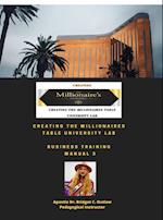 Creating The Millionaires Table University Lab Business Curriculum - Manual 3 