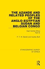 The Azande and Related Peoples of the Anglo-Egyptian Sudan and Belgian Congo