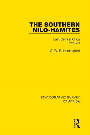 The Southern Nilo-Hamites
