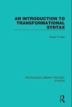 Introduction to Transformational Syntax