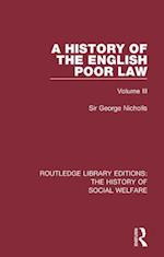 History of the English Poor Law