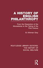 A History of English Philanthropy