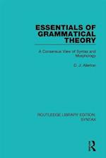 Essentials of Grammatical Theory