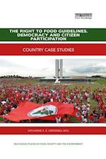 The Right to Food Guidelines, Democracy and Citizen Participation