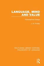 Language, Mind and Value