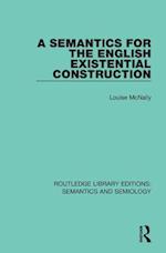 Semantics for the English Existential Construction