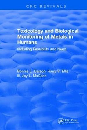 Toxicology Biological Monitoring of Metals in Humans