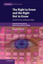 Right to Know and the Right Not to Know