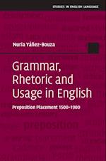 Grammar, Rhetoric and Usage in English
