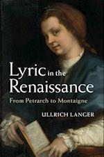 Lyric in the Renaissance