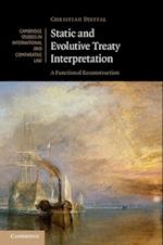 Static and Evolutive Treaty Interpretation