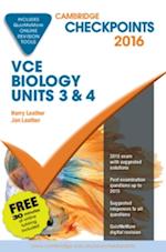 Cambridge Checkpoints VCE Biology Units 3 and 4 2016 and Quiz Me More