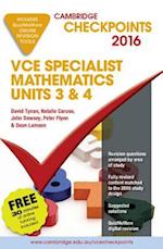 Cambridge Checkpoints Vce Specialist Mathematics 2016 and Quiz Me More