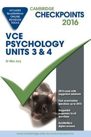 Cambridge Checkpoints VCE Psychology Units 3 and 4 2016 and Quiz Me More