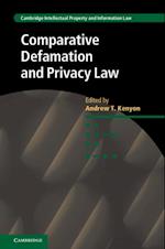 Comparative Defamation and Privacy Law