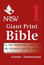 NRSV Giant Print Bible: Volume 1, Genesis – Deuteronomy