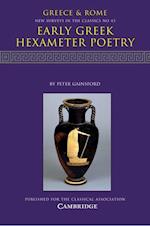 Early Greek Hexameter Poetry