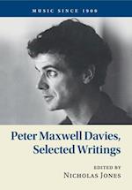 Peter Maxwell Davies, Selected Writings 