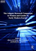 Ashgate Research Companion to Women and Gender in Early Modern Europe