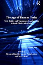 The Age of Thomas Nashe