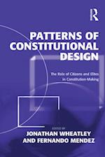 Patterns of Constitutional Design