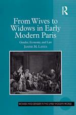 From Wives to Widows in Early Modern Paris