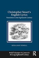 Christopher Smart''s English Lyrics