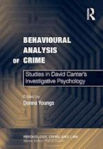 Behavioural Analysis of Crime