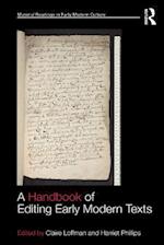 Handbook of Editing Early Modern Texts