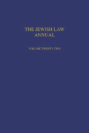 Jewish Law Annual Volume 22