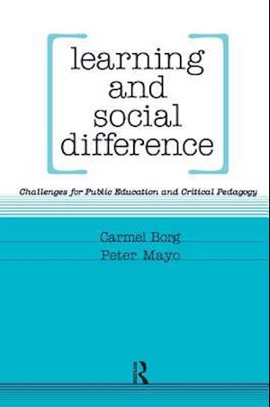 Learning and Social Difference