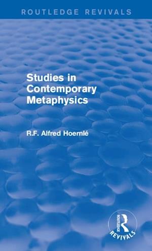 Studies in Contemporary Metaphysics