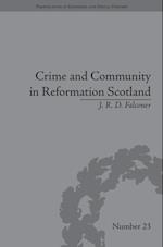 Crime and Community in Reformation Scotland