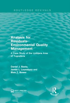 Analysis for Residuals-Environmental Quality Management