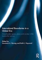 International Boundaries in a Global Era