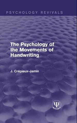 Psychology of the Movements of Handwriting