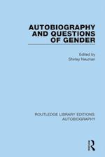 Autobiography and Questions of Gender