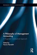 Philosophy of Management Accounting