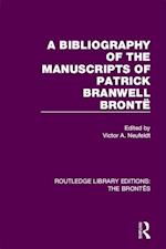 Bibliography of the Manuscripts of Patrick Branwell Bronte
