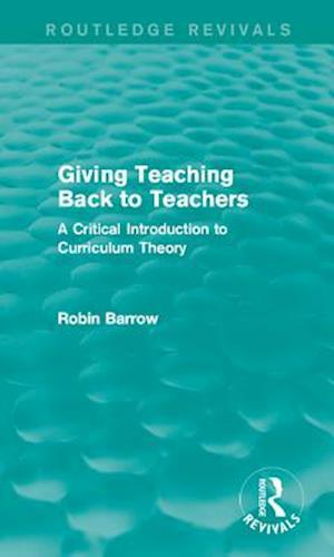 Giving Teaching Back to Teachers
