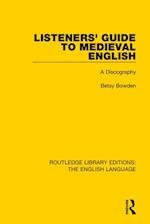 Listeners' Guide to Medieval English