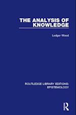 Analysis of Knowledge