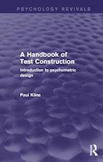 Handbook of Test Construction (Psychology Revivals)