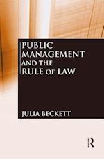 Public Management and the Rule of Law