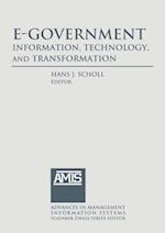 E-Government: Information, Technology, and Transformation