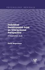 Individual Development from an Interactional Perspective (Psychology Revivals)